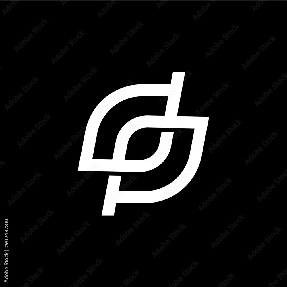 dp lettermark monogram letter logo vector icon illustration dp lettermark monogram letter logo vector icon illustration