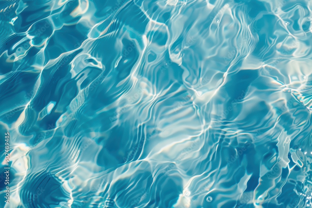 Blue Water Ripples Top View Blue Water Ripples Top View