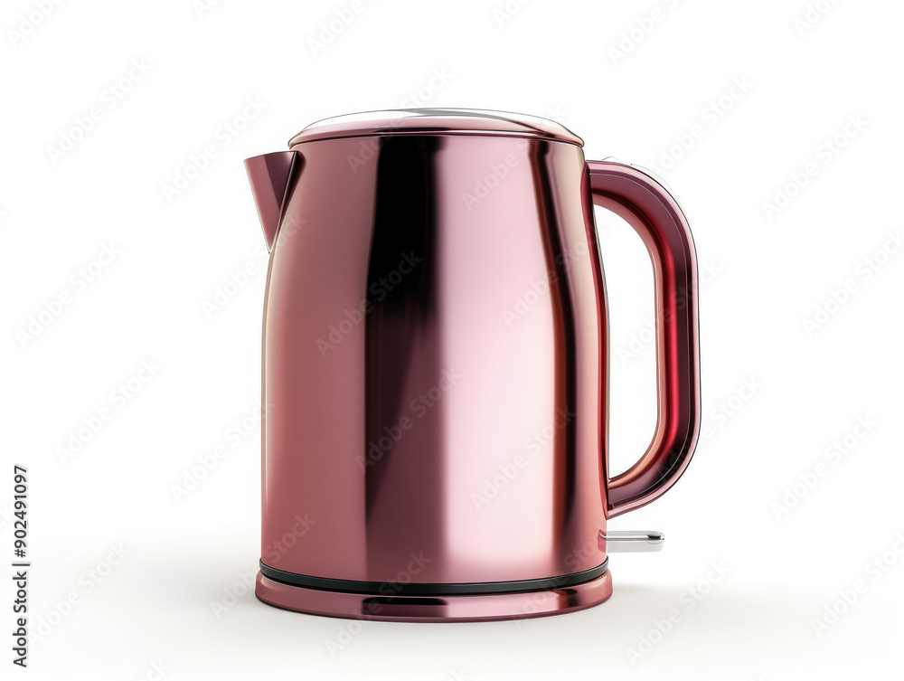 Elegant Electric Kettle, Sleek Modern Design on White Background Elegant Electric Kettle, Sleek Modern Design on White Background
