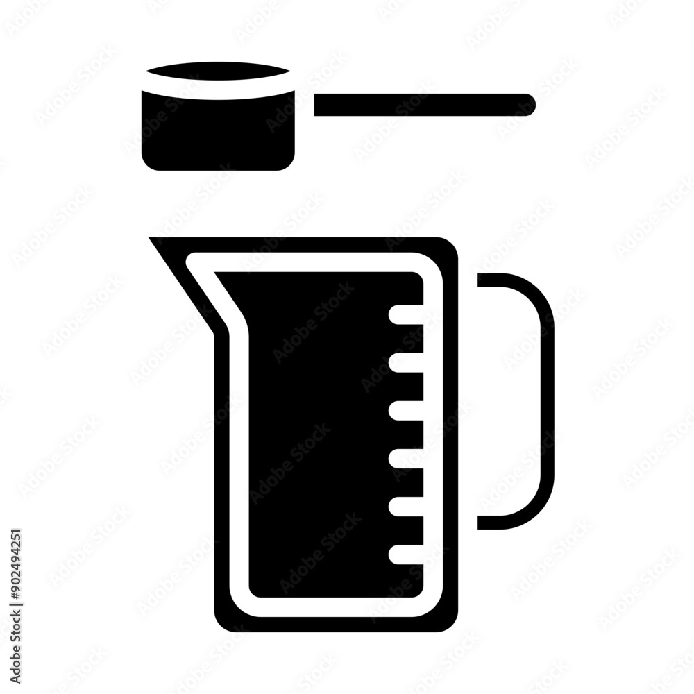 Measuring Utensils Vector Glyph Icon Design Measuring Utensils Vector Glyph Icon Design