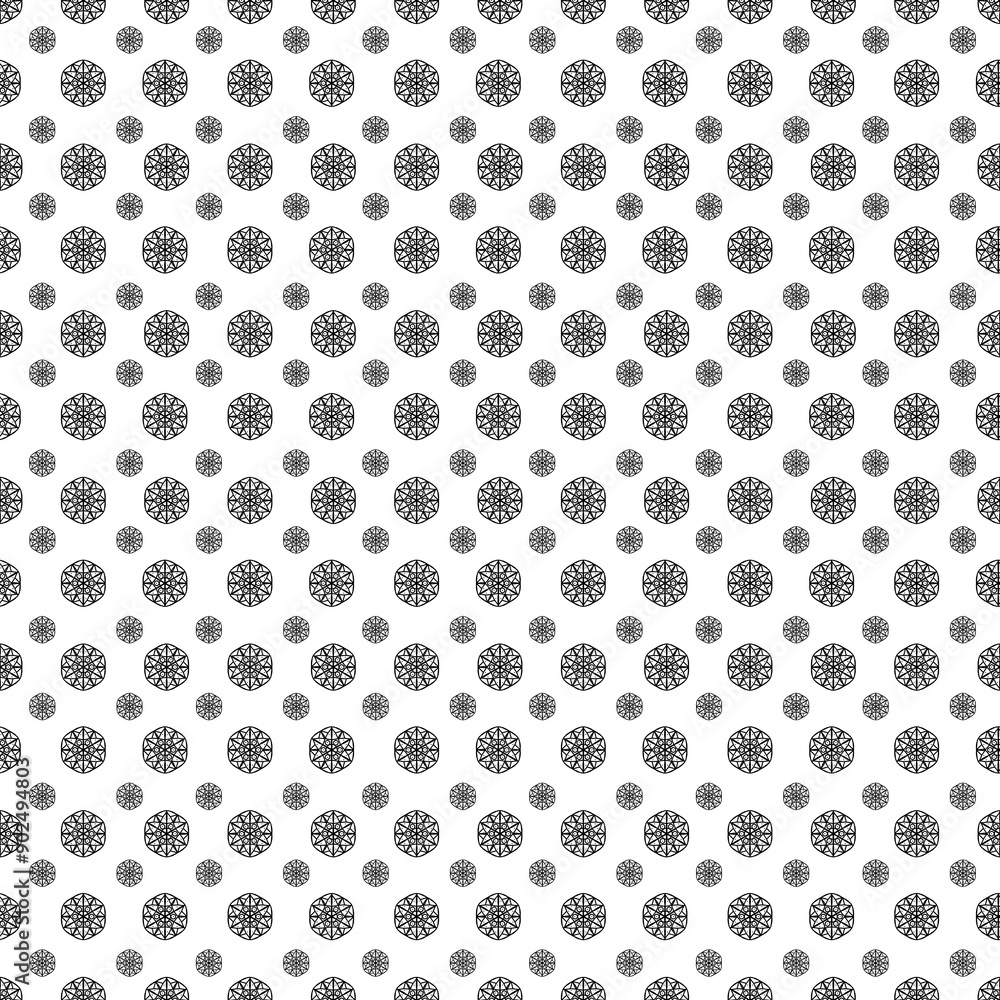 Mandala pattern black and white Mandala pattern black and white