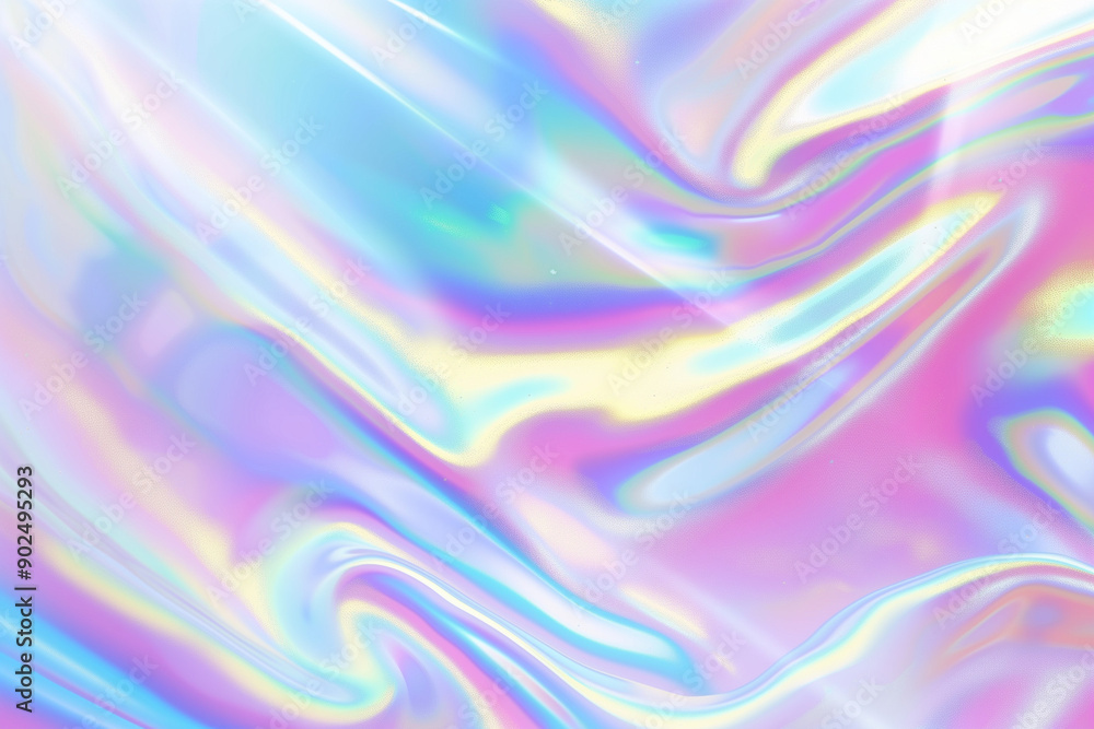 Holographic abstract background, pastel rainbow colors Holographic abstract background, pastel rainbow colors