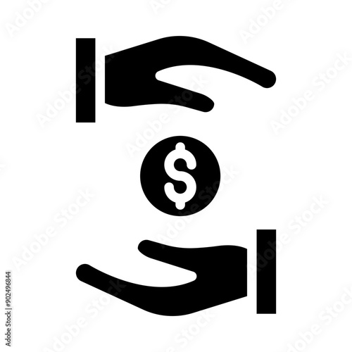Corruption Vector Glyph Icon Design