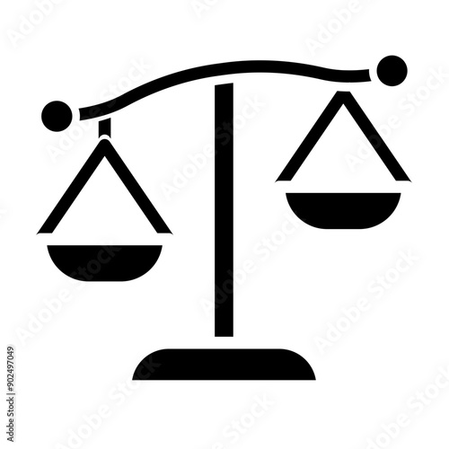 Unfair Vector Glyph Icon Design