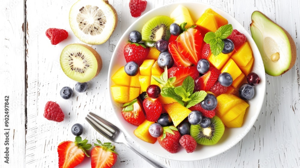 Fresh fruit salad Fresh fruit salad