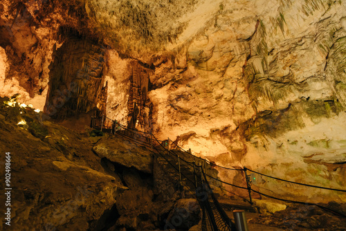  grotto Grotta di Nettuno, Capo Caccia, Alghero, Sardinia, Italy. photo