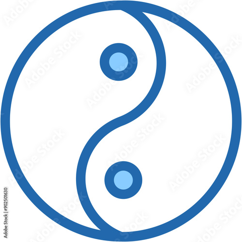 Vector Icon Yin Yang, Wellness, Chinese, Yin, Yang, Cultures