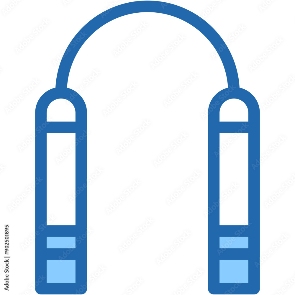 Vector Icon Nunchaku, Martial Art, Karate, Weapon, Tools Vector Icon Nunchaku, Martial Art, Karate, Weapon, Tools