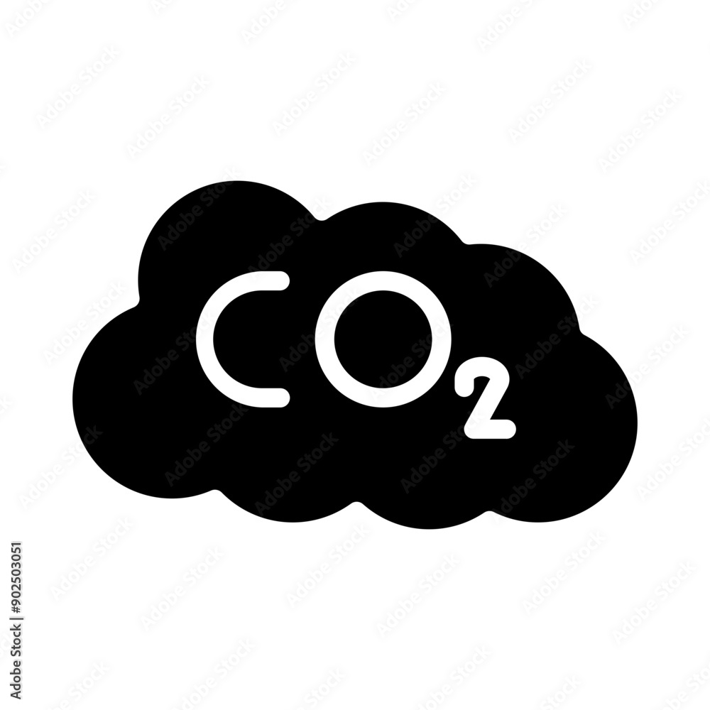 Co Vector Glyph Icon Design Co Vector Glyph Icon Design