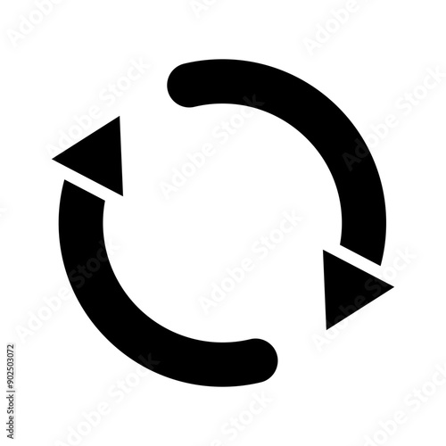 Repurpose Vector Glyph Icon Design