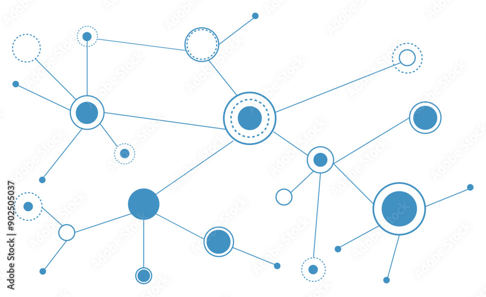 Abstract network background Abstract network background