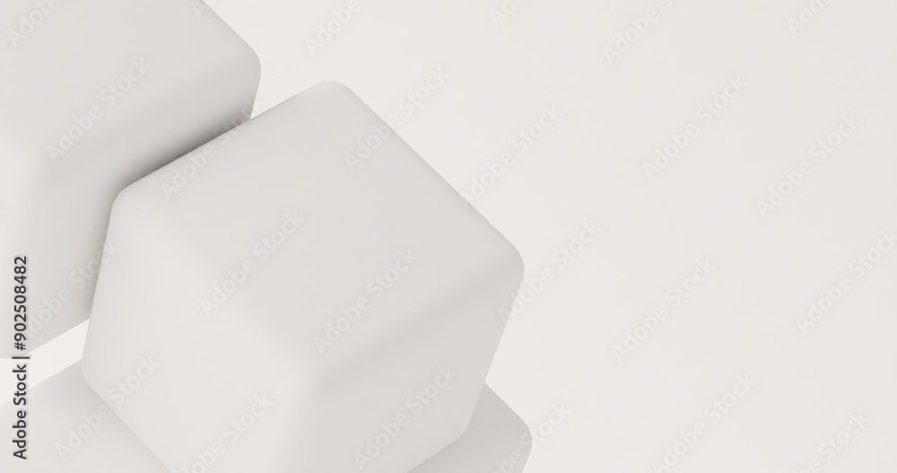 Abstract square on white background,3d render Abstract square on white background,3d render