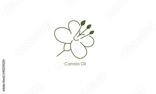 Versatile Canola Oil Vector Icon