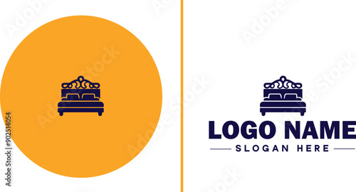Furniture rental icon Furniture leasing Furniture hire Furniture borrowing flat logo sign symbol editable vector