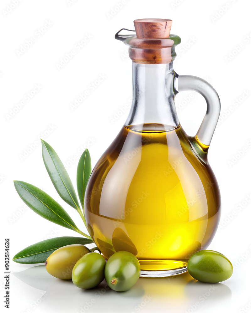 Olive oil isolated on white background, Clipping path Olive oil isolated on white background, Clipping path