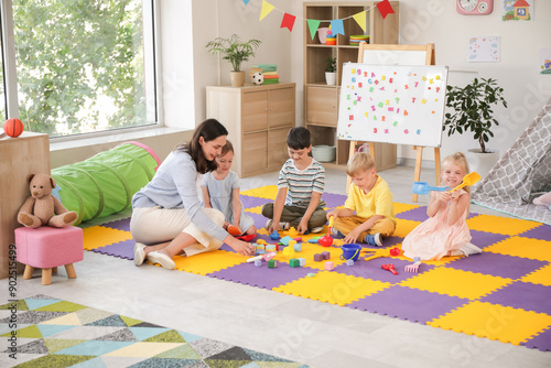 Little children and nursery...