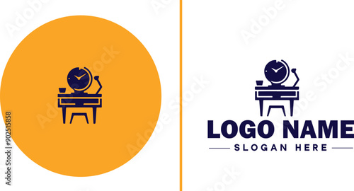 Furniture rental icon Furniture leasing Furniture hire Furniture borrowing flat logo sign symbol editable vector