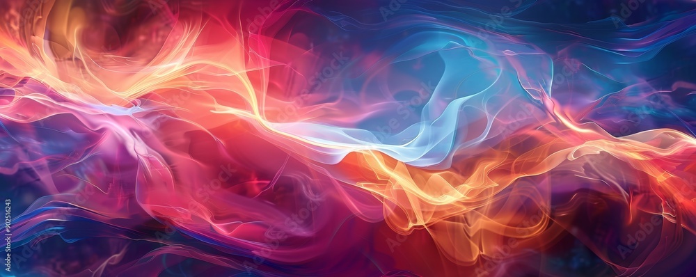Abstract Flowing Colors Red, Blue, and Yellow Hues, Abstract Art, Digital Art, Fluid Design, Flowing Color Abstract Flowing Colors Red, Blue, and Yellow Hues, Abstract Art, Digital Art, Fluid Design, Flowing Color