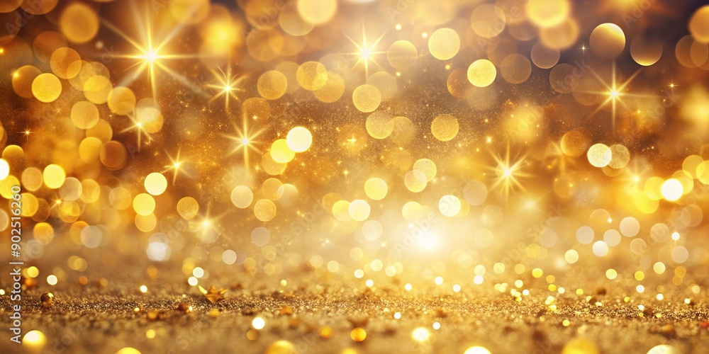 Vibrant gold glittering light bokeh background with soft golden tones, perfect for capturing the magical essence of Christmas, featuring ample copy space for text or graphics. Vibrant gold glittering light bokeh background with soft golden tones, perfect for capturing the magical essence of Christmas, featuring ample copy space for text or graphics.