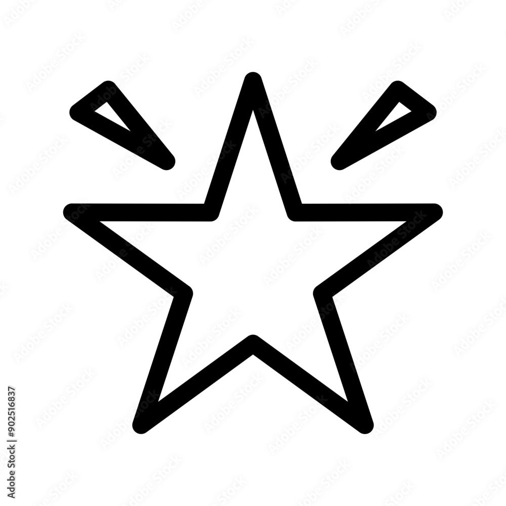 Star Icon Vector Symbol Design Illustration Star Icon Vector Symbol Design Illustration