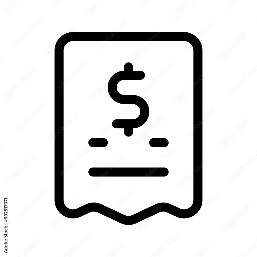 Invoice Icon Vector Symbol Design Illustration Invoice Icon Vector Symbol Design Illustration