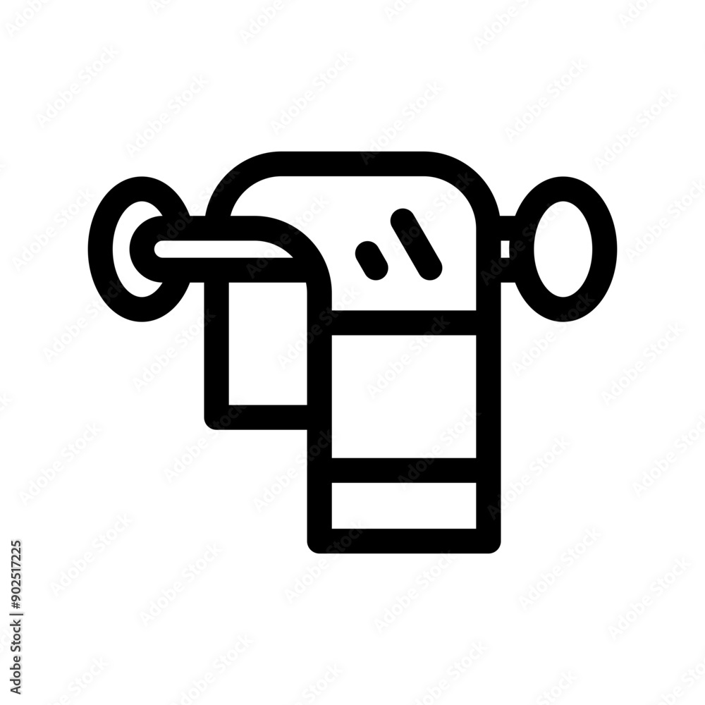 Towel Icon Vector Symbol Design Illustration Towel Icon Vector Symbol Design Illustration