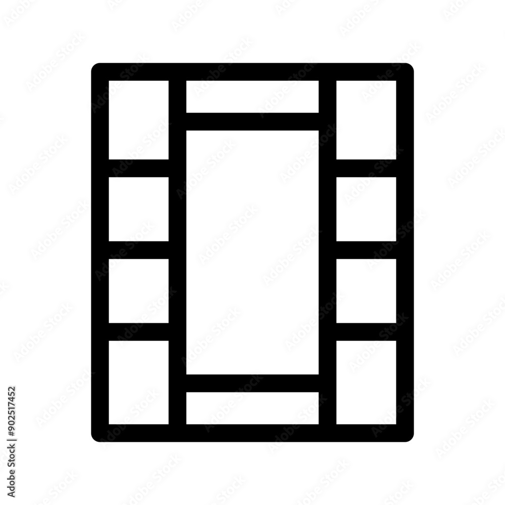 Camera Roll Icon Vector Symbol Design Illustration Camera Roll Icon Vector Symbol Design Illustration