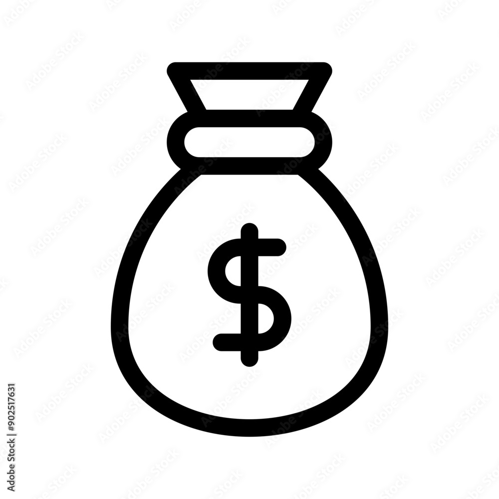 Money Bag Icon Vector Symbol Design Illustration Money Bag Icon Vector Symbol Design Illustration