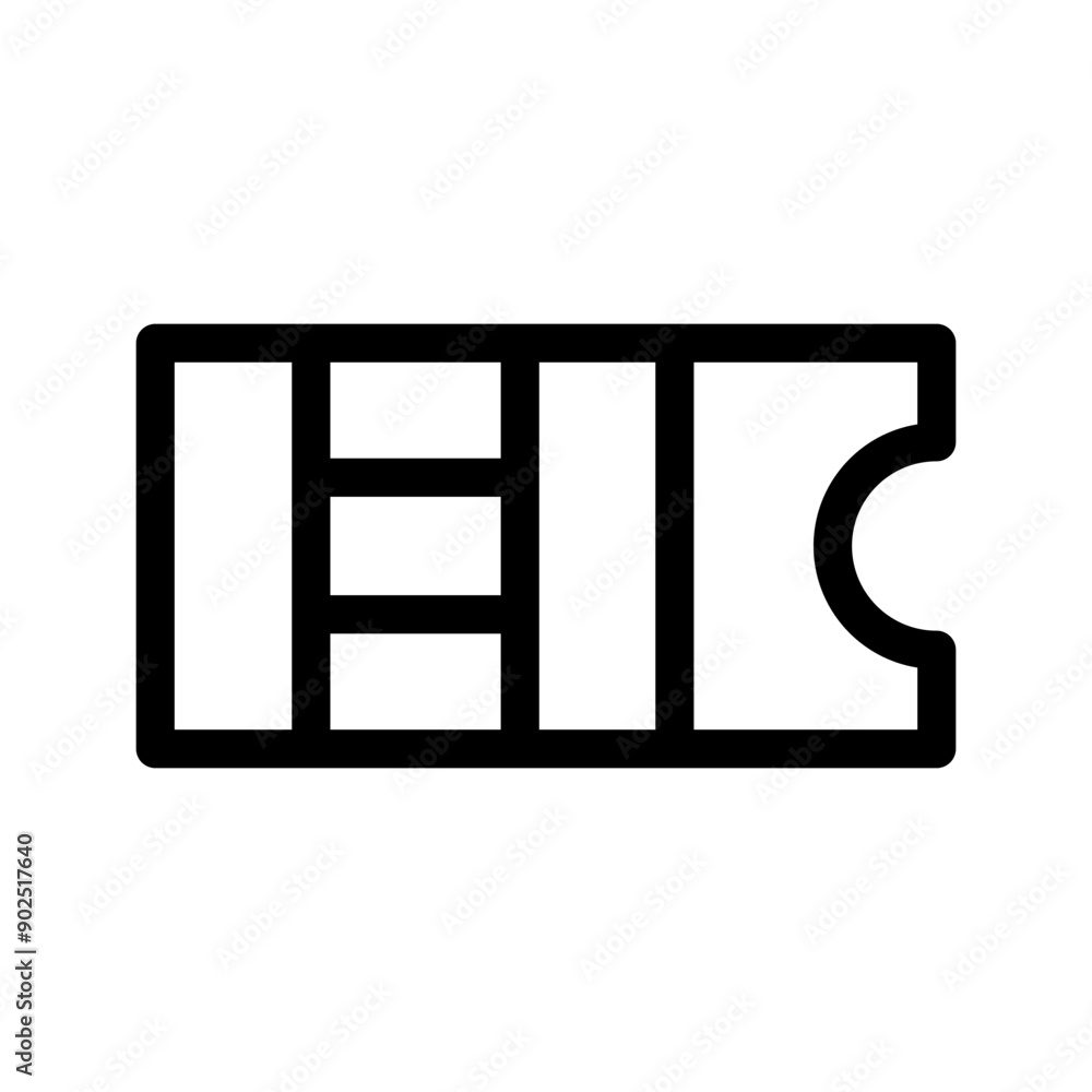 Ticket Icon Vector Symbol Design Illustration Ticket Icon Vector Symbol Design Illustration