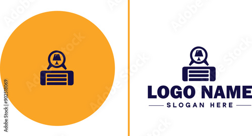 Furniture rental icon Furniture leasing Furniture hire Furniture borrowing flat logo sign symbol editable vector