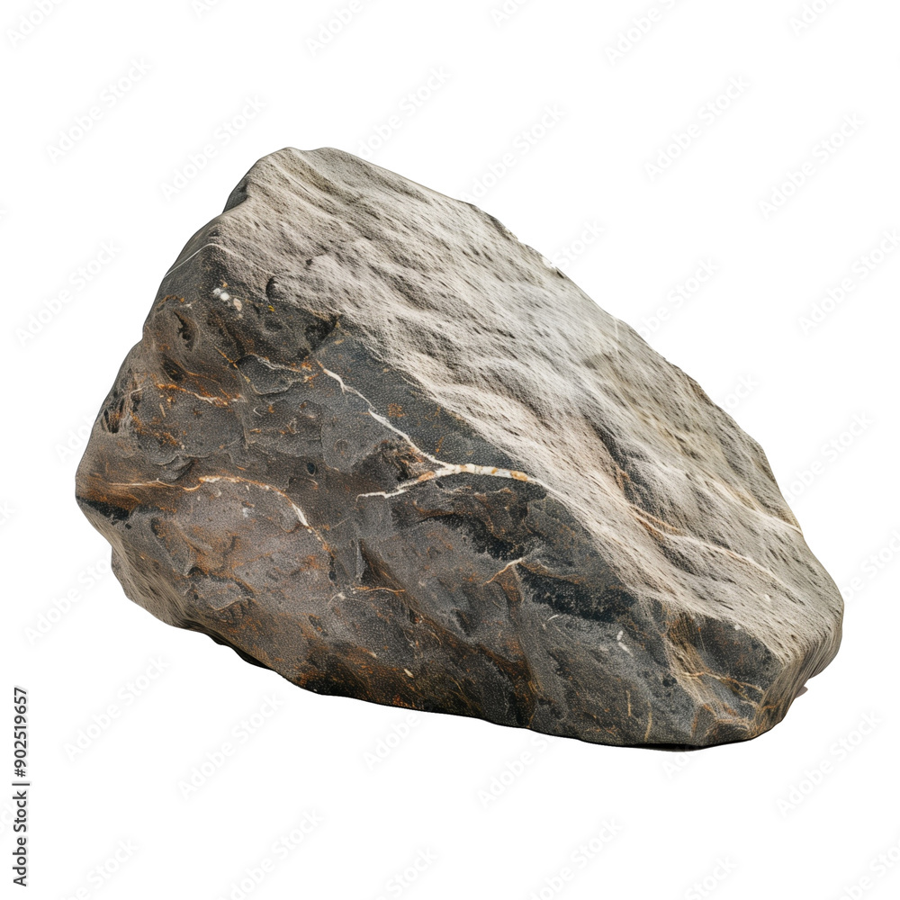 Fototapeta premium rock isolated on white background