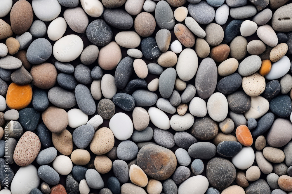Processed collage of beach shore pebbles surface texture. Background for banner, backdrop Processed collage of beach shore pebbles surface texture. Background for banner, backdrop