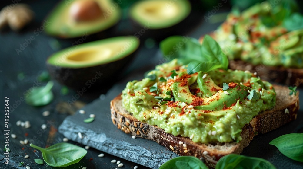 Avocado Hummus Toast Appetizer Avocado Hummus Toast Appetizer