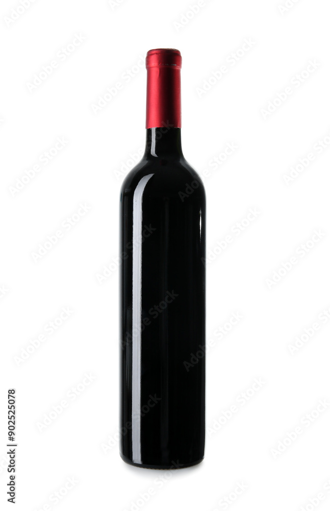Bottle of wine isolated on white background Bottle of wine isolated on white background