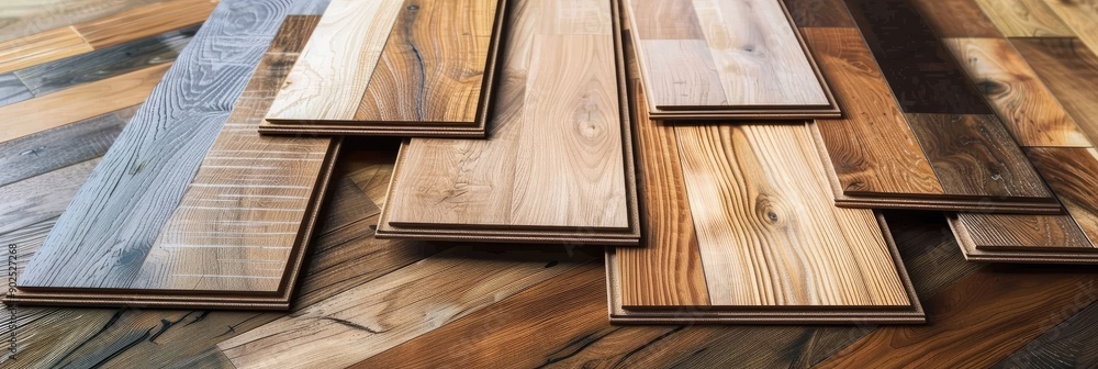 Assortment of Wooden Flooring Planks Assortment of Wooden Flooring Planks