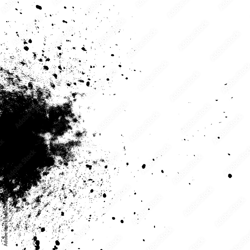 Monochrome Particle Explosion black on white Monochrome Particle Explosion black on white