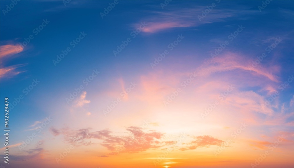 Uplifting sky, fantasy vibrant panoramic sunset sky, gradient rich colors Uplifting sky, fantasy vibrant panoramic sunset sky, gradient rich colors