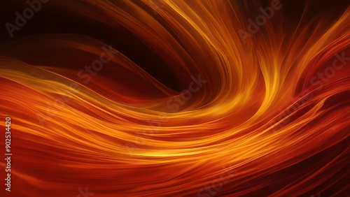 Molten Currents Fiery Abstract Background