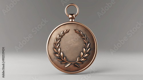 Bronze athletic award medal...