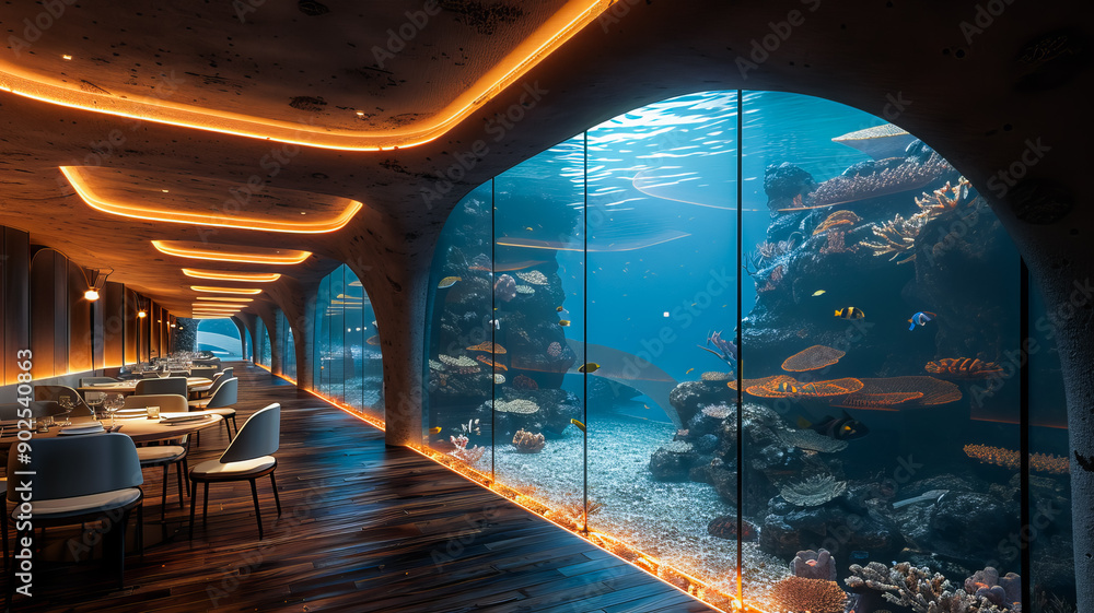 The Immaculate Design of an Underwater Restaurant The Immaculate Design of an Underwater Restaurant