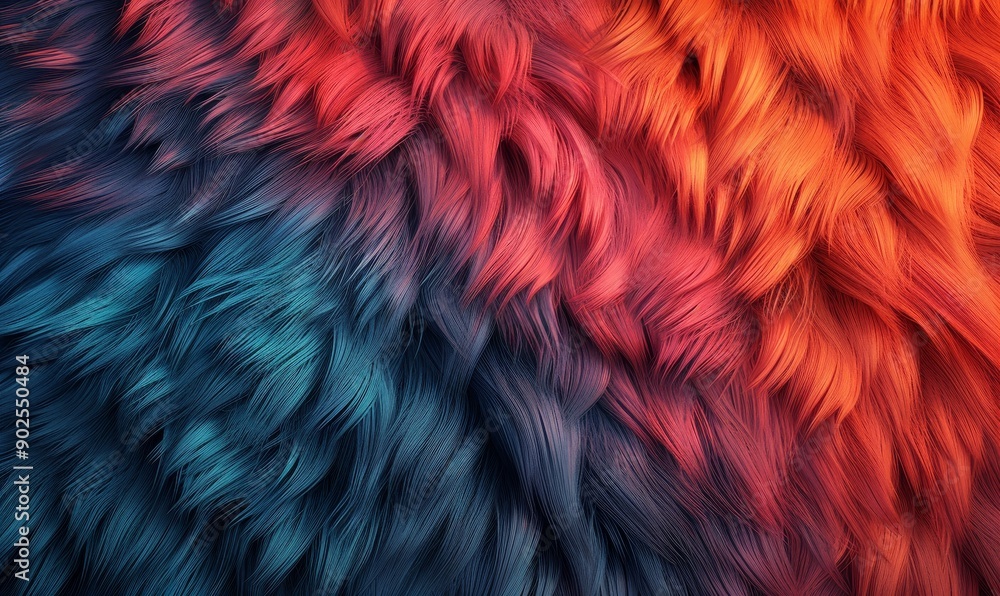 abstract texture of blue and orange furry fabric - close up macro graphy for design and backgrounds. abstract texture of blue and orange furry fabric - close up macro graphy for design and backgrounds.