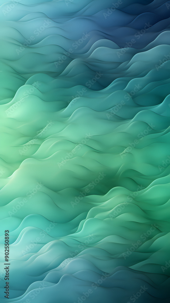 Obraz premium Digital technology minimalist gradient landscape abstract graphic poster background with generative