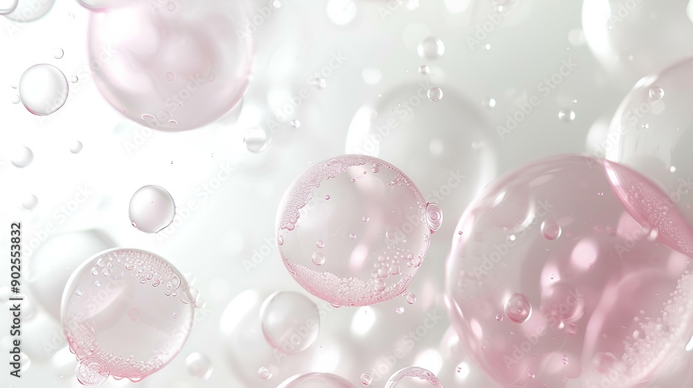 white background with pink and blue bubble floating in the air creating an atmosphere of softness and tranquility use for wallpaper or social media profile picture. Feel like love, happiness, calmness white background with pink and blue bubble floating in the air creating an atmosphere of softness and tranquility use for wallpaper or social media profile picture. Feel like love, happiness, calmness