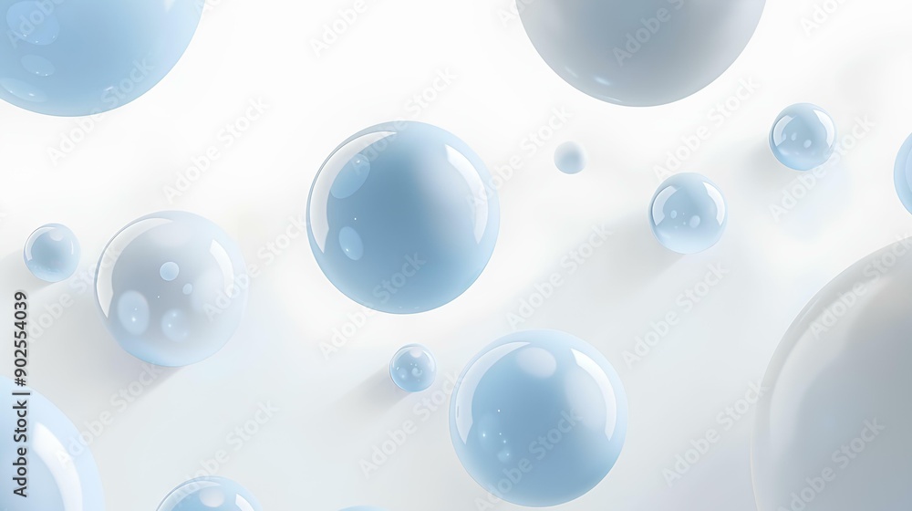 A white background with blue spheres floating in the center, creating an abstract and minimalistic design, perfect as a backdrop for digital marketing materials, social media posts, or creative design A white background with blue spheres floating in the center, creating an abstract and minimalistic design, perfect as a backdrop for digital marketing materials, social media posts, or creative design