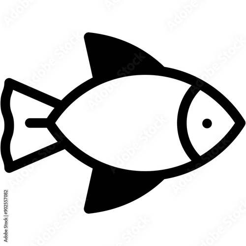 Vector Icon Fish, Fast Food, Italian, Food And Restaurant, Dolly Fish