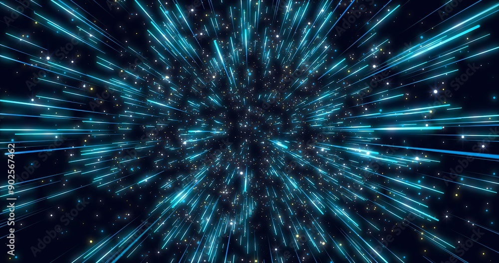 Image of passing through space with stars shining brightly. Sci-fi warp and cyber future concepts. Abstract image for background. Image of passing through space with stars shining brightly. Sci-fi warp and cyber future concepts. Abstract image for background.