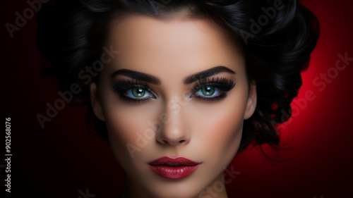 Wallpaper Mural A Radiant Portrait of a Glamorous Woman Torontodigital.ca