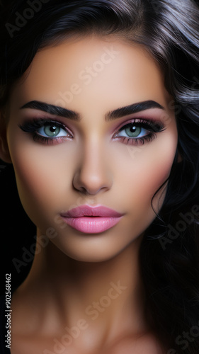 Wallpaper Mural A Radiant Portrait of a Glamorous Woman Torontodigital.ca