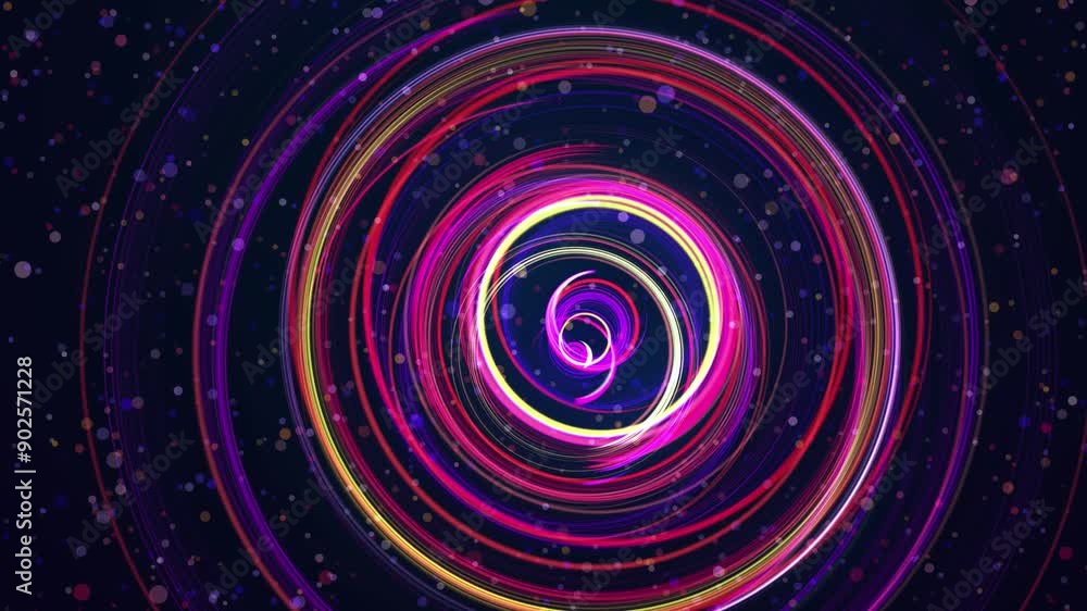 Flow of lines twisted and form round structure. Light streaks or multicolor light trails. 3d abstract bg with glow curves form round structure. Motion design multicolor bg. Luma matte as alpha channel Flow of lines twisted and form round structure. Light streaks or multicolor light trails. 3d abstract bg with glow curves form round structure. Motion design multicolor bg. Luma matte as alpha channel