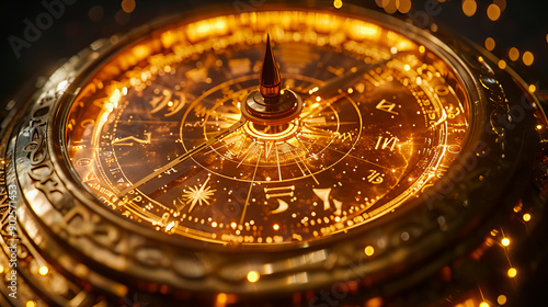 Wallpaper Mural Fantasy  Zodiac Compass.  Astronomy Tool Torontodigital.ca